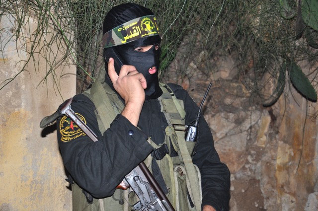 Terrorist Courier Talking on the Phone