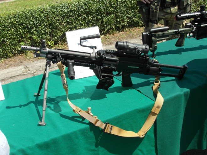 5.56 mm FN Minimi lightweight machine gun