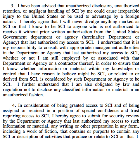 Sensitive Compartmented Information SCI Sensitive Compartmented Information SCI