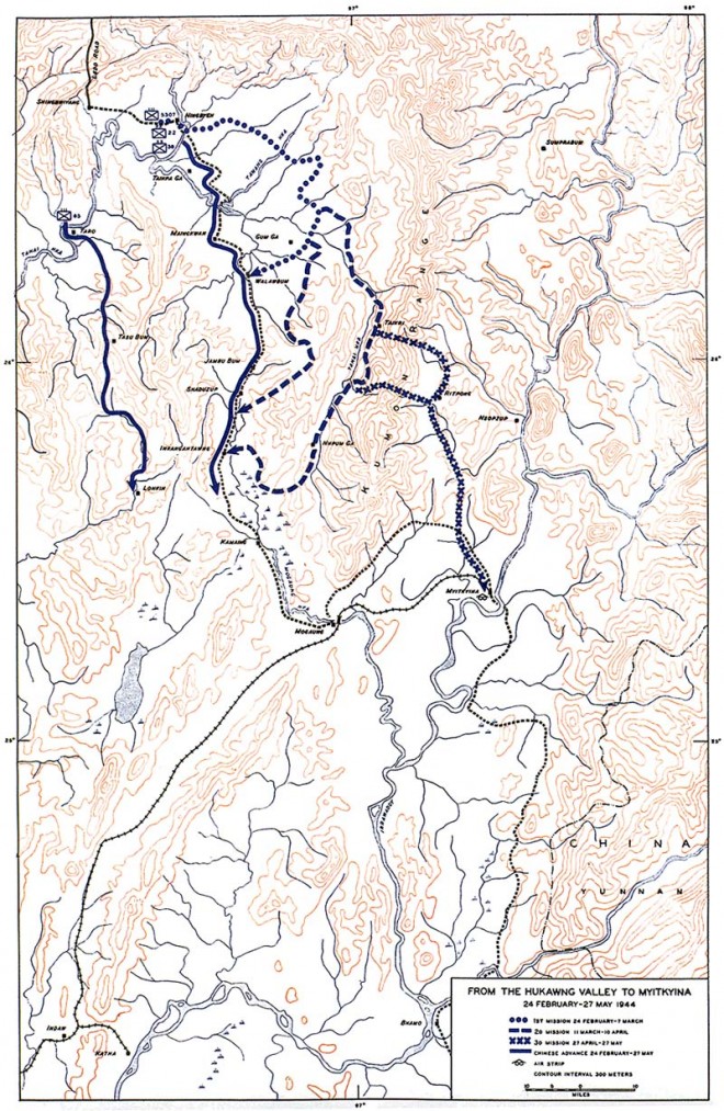 Hukawng Valley map