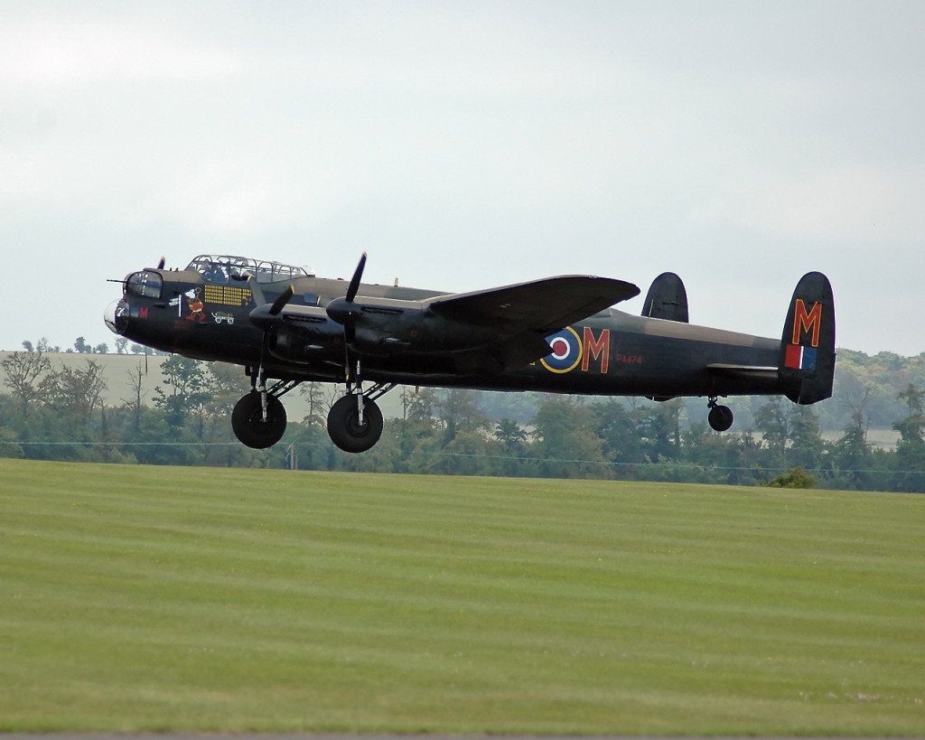 Avro Lancaster four-engine heavy bomber