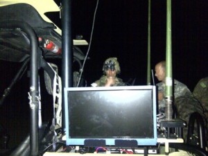 Custom mounted ISR Video LCD mount