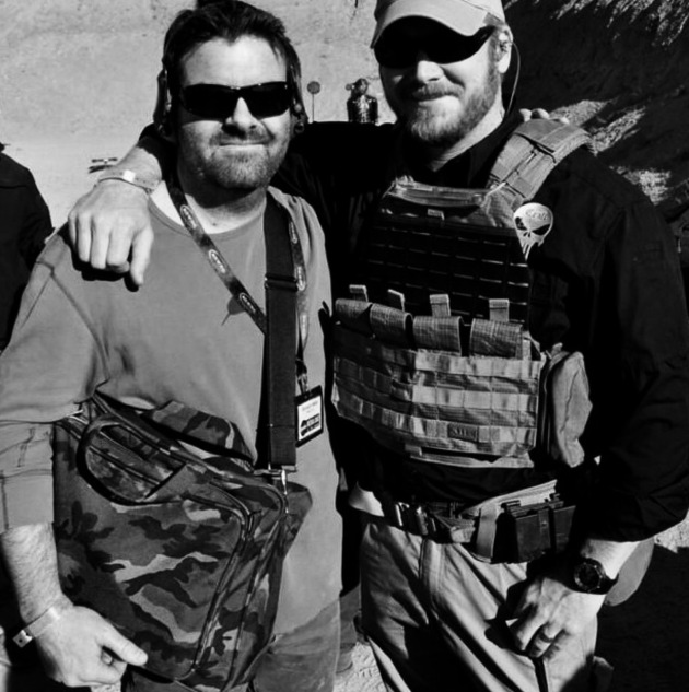 Brandon Webb and Chris Kyle at Shot Show 2012