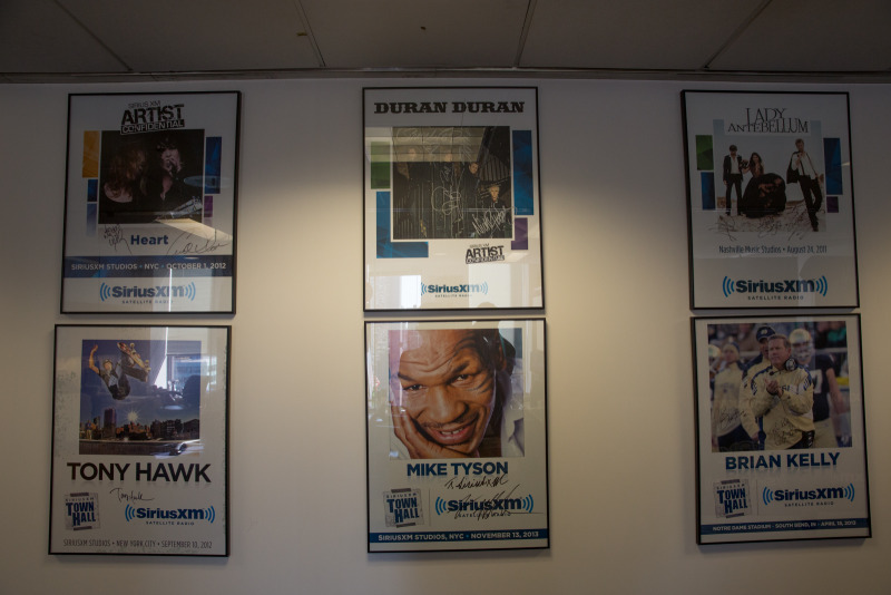 Sirus XM's hallway