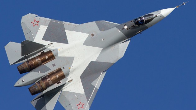 Sukhoi PAK FA. This multi-role fighter is the equivalent of the F-35 and should enter service in 2016.