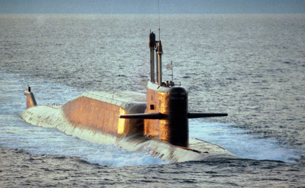Delta IV class nuclear-powered ballistic-missile submarine.