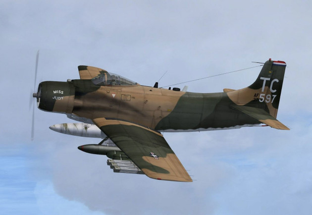 USAF-douglas-A-1H-skyraider