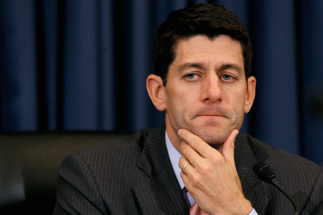 WASHINGTON, DC - JUNE 06: House Budget Committee Chairman Paul Ryan (R-WI) questions Congressional Budget Office Director Douglas Elmendorf during a hearing on Capitol Hill June 6, 2012 in Washington, DC. The committee quizzed Elmendorf about the CBO's long-term budget outlook. (Photo by Chip Somodevilla/Getty Images)
