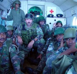 Combat Aviation Advisor with host nationals