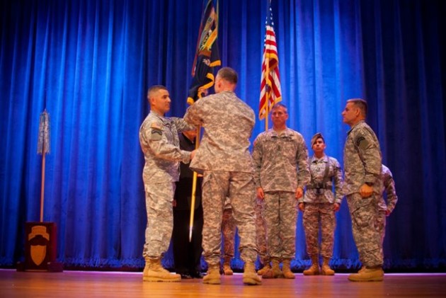 Command Sergeant Major Bielich becomes the 15th Regimental Sergeant Major