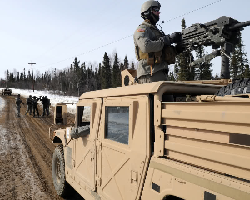 Watch: B-1B Lancers join Super Hornets in 3-carrier flyover
