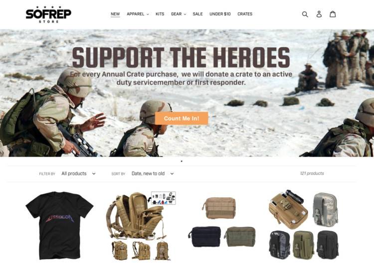 The SOFREP Store Launches