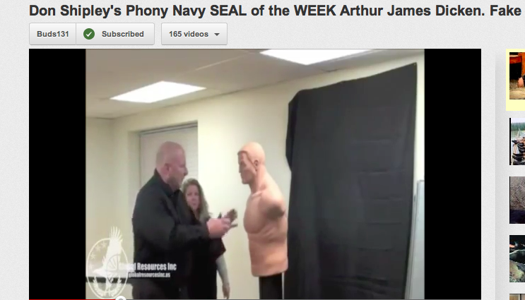 Phony Navy SEAL of The Week: Arthur James Dicken