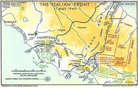 Map of final battle of Monte Cassino