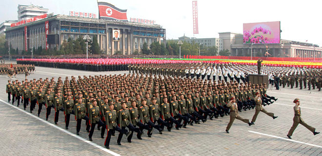 North Korean Ground Forces: We Can March Better Than You