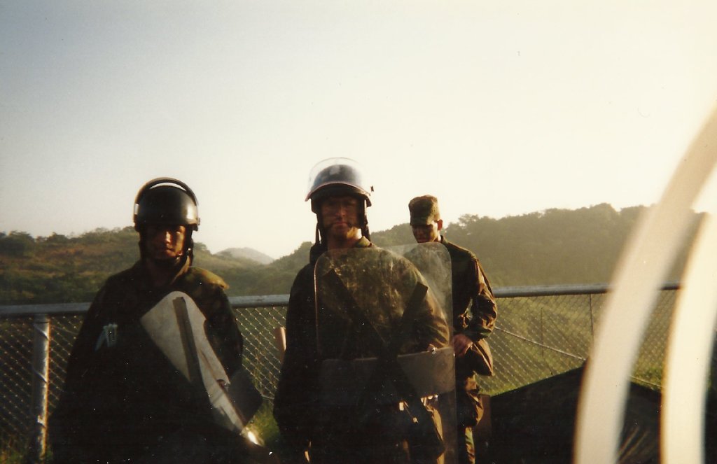 2nd Ranger Battalion prior to breaching Cuban refugee camp