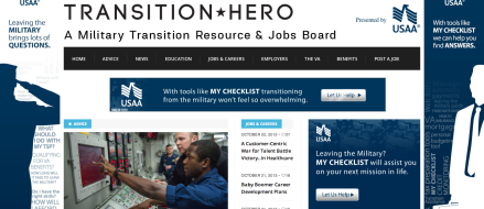 Transitioning Military Professionals Now Have Jobs & Advice on TransitionHero.com