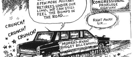 Murray Ryan Budget Bill Express-On the Backs of Veterans