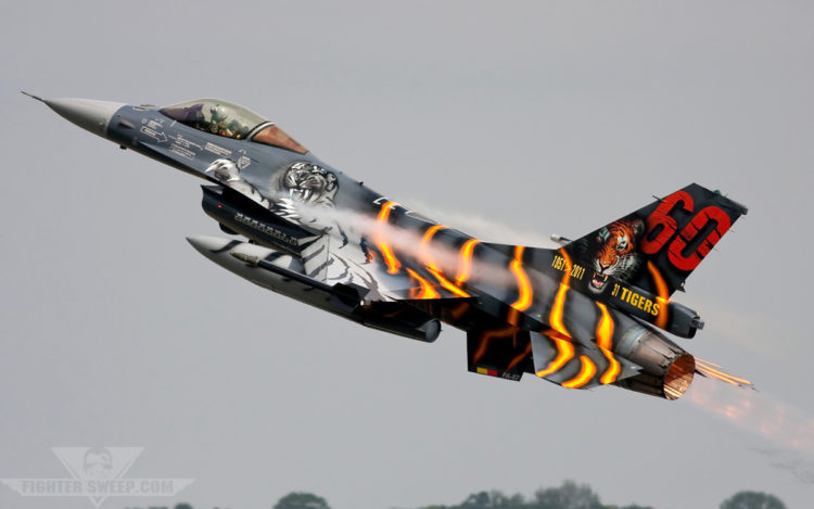 Belgian F-16s Police the Baltic