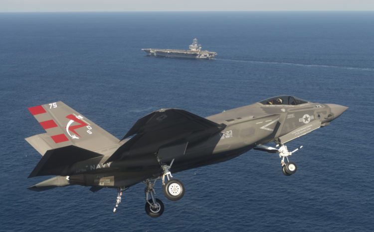 F-35C Back out to USS George Washington