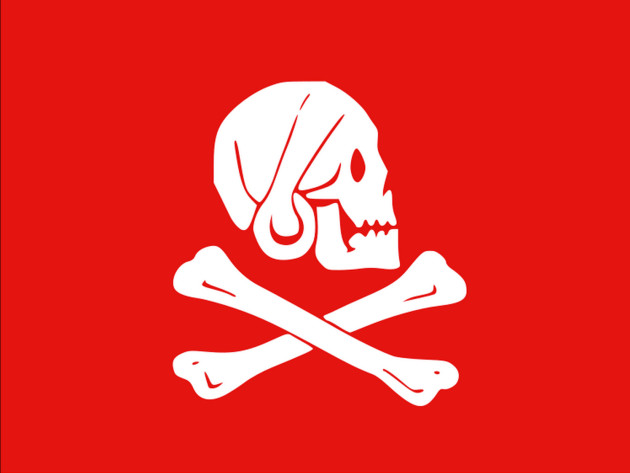 "Flag of Henry Every red". Licensed under CC BY-SA 3.0 via Wikimedia Commons