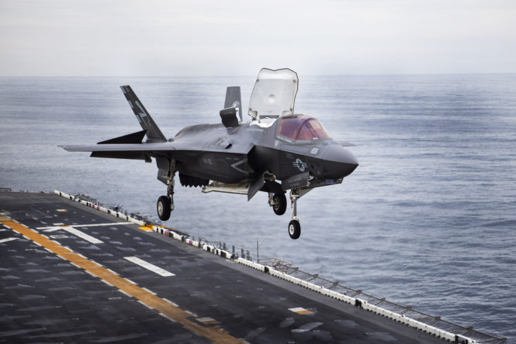 Six Marine Corps F-35Bs Go To Sea