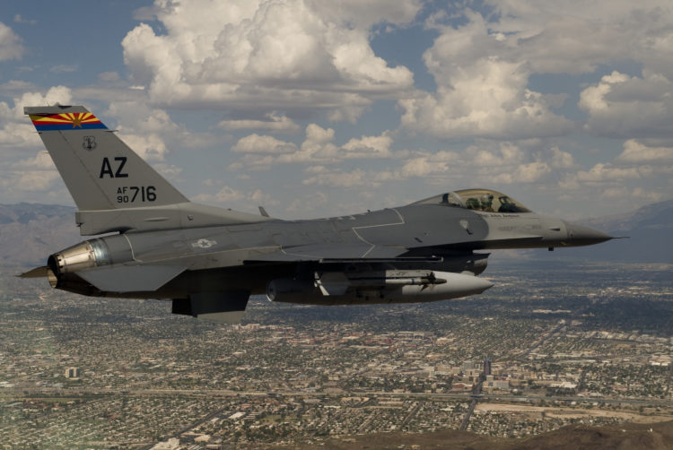 F-16 Crashes Overnight In Arizona