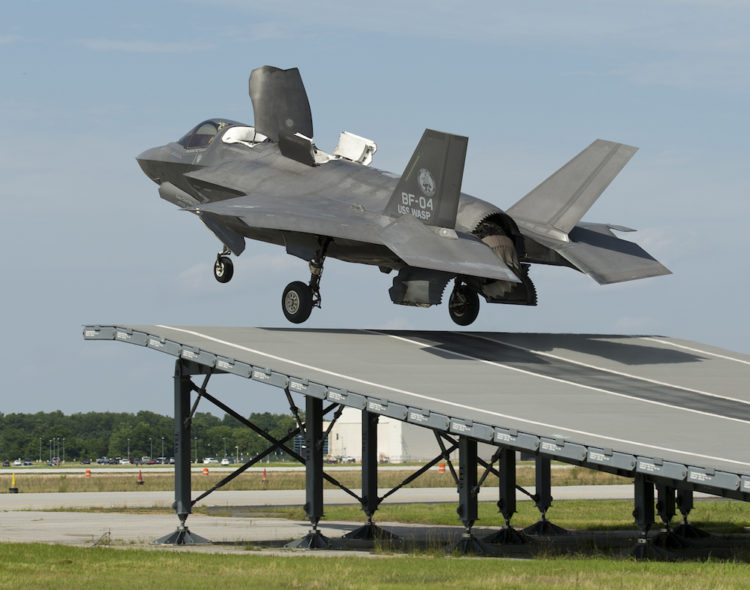 F-35B Conducts First Ski-Jump Takeoff