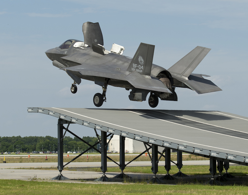 F-35B Conducts First Ski-Jump Takeoff
