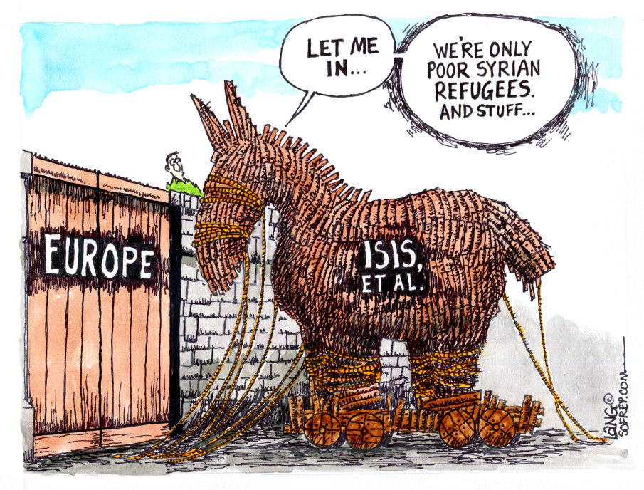 Flood of Middle East Refugees in EU Creates an ISIS, ET AL Trojan Horse