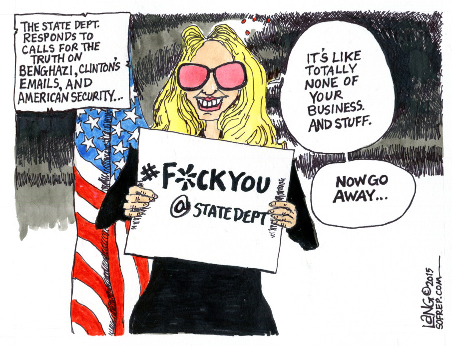 Hillary Dodges Responsibility…for Everything, All of the Time.