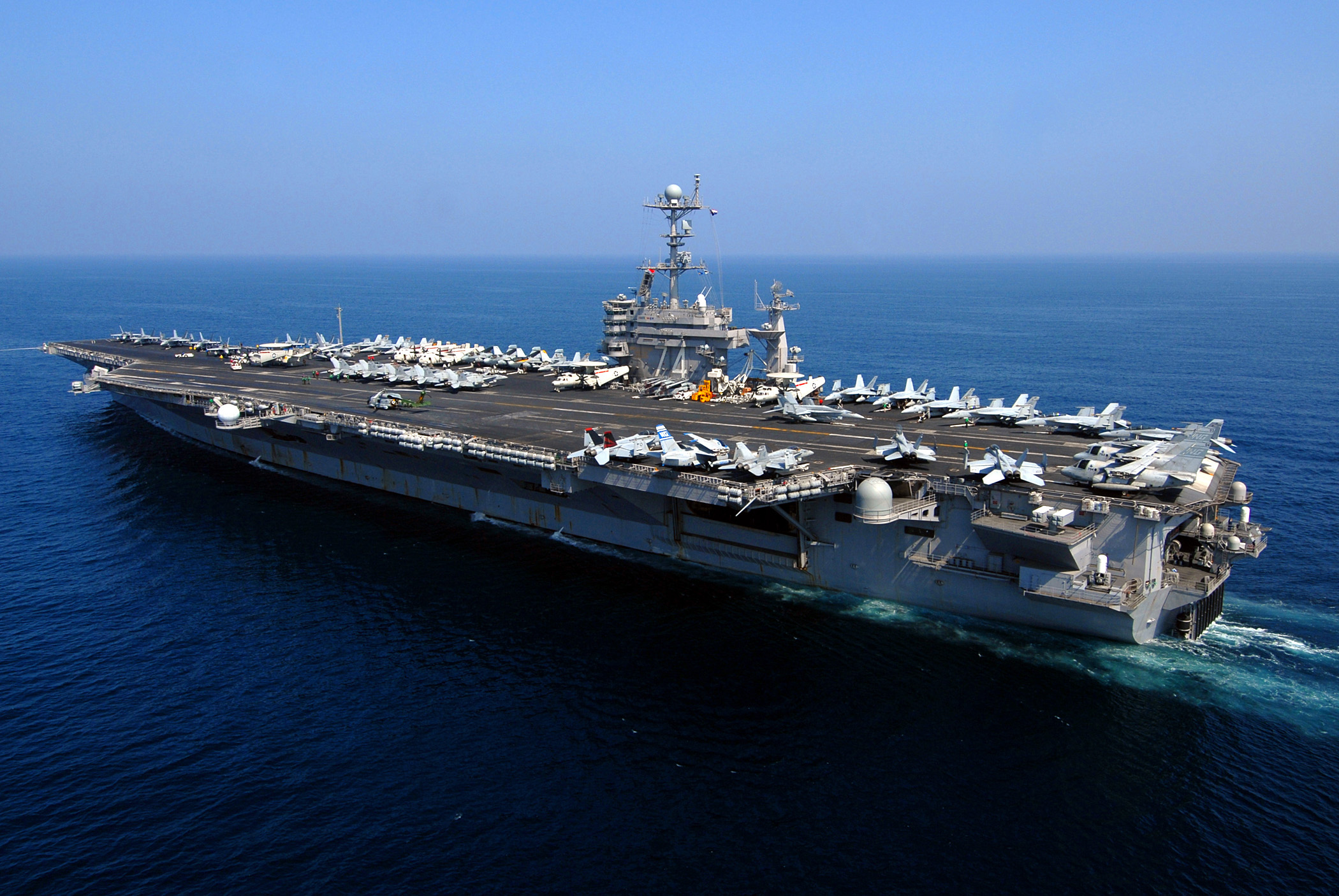 Carrier Flight Ops Aboard The Stennis