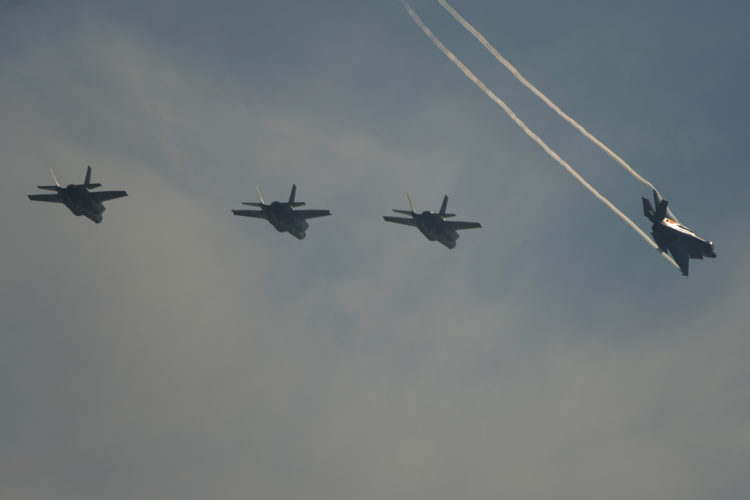 F-35s At Lockheed-Martin Armed Forces Bowl!
