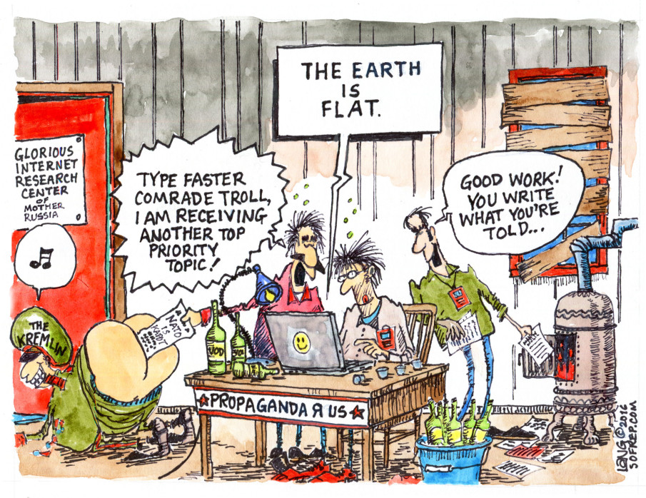 Beware the Russian Spies & Their Propaganda Trolls