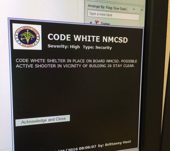 Breaking Alert: Potential Active Shooter at San Diego, CA Naval Hospital