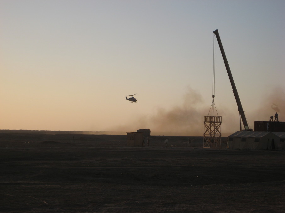 An Ominous Message on Weapons Clearing Barrel in Iraq
