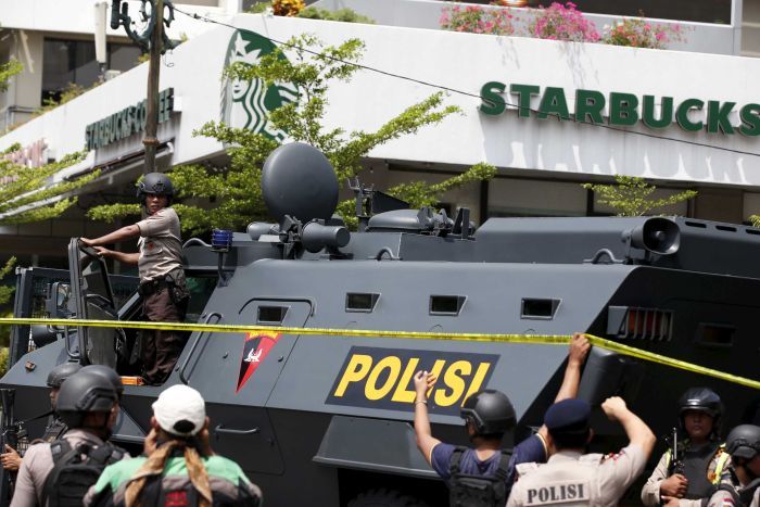 Terrorist Strike in Jakarta, Indonesia
