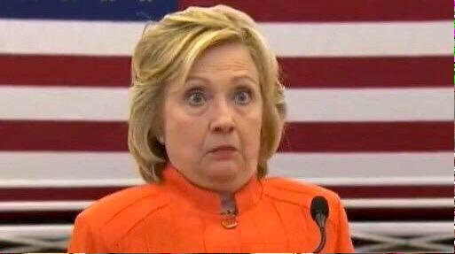 Hillary Does Look Good in Prison Orange