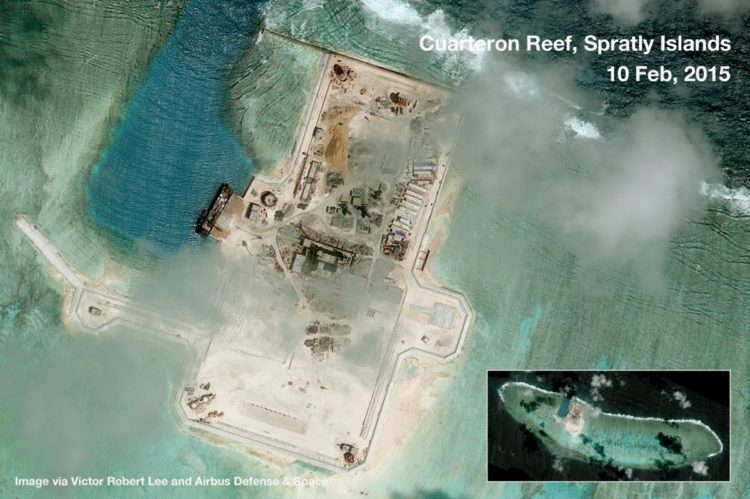 New Radar Erected On Chinese Artificial Island?