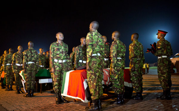 Somali President: Kenyan military base attacked killing at least 180 Kenyan Soldiers