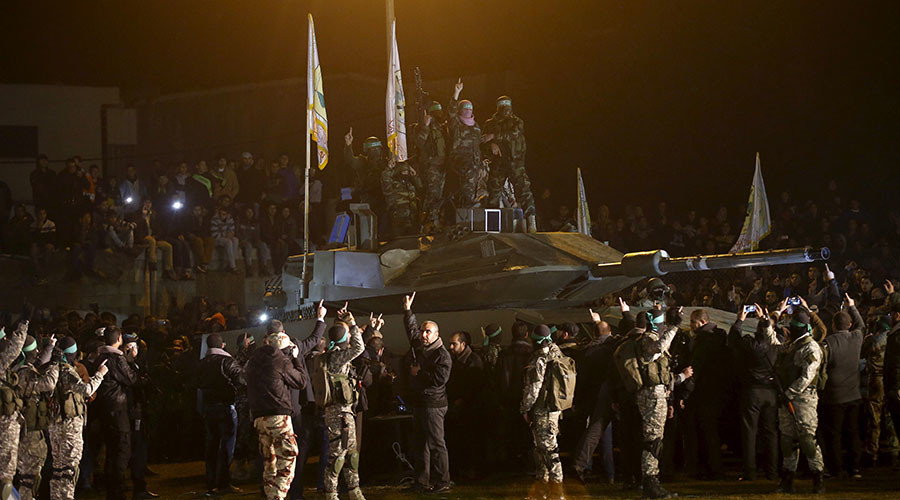 Hamas Unveils a New “Homemade” Tank