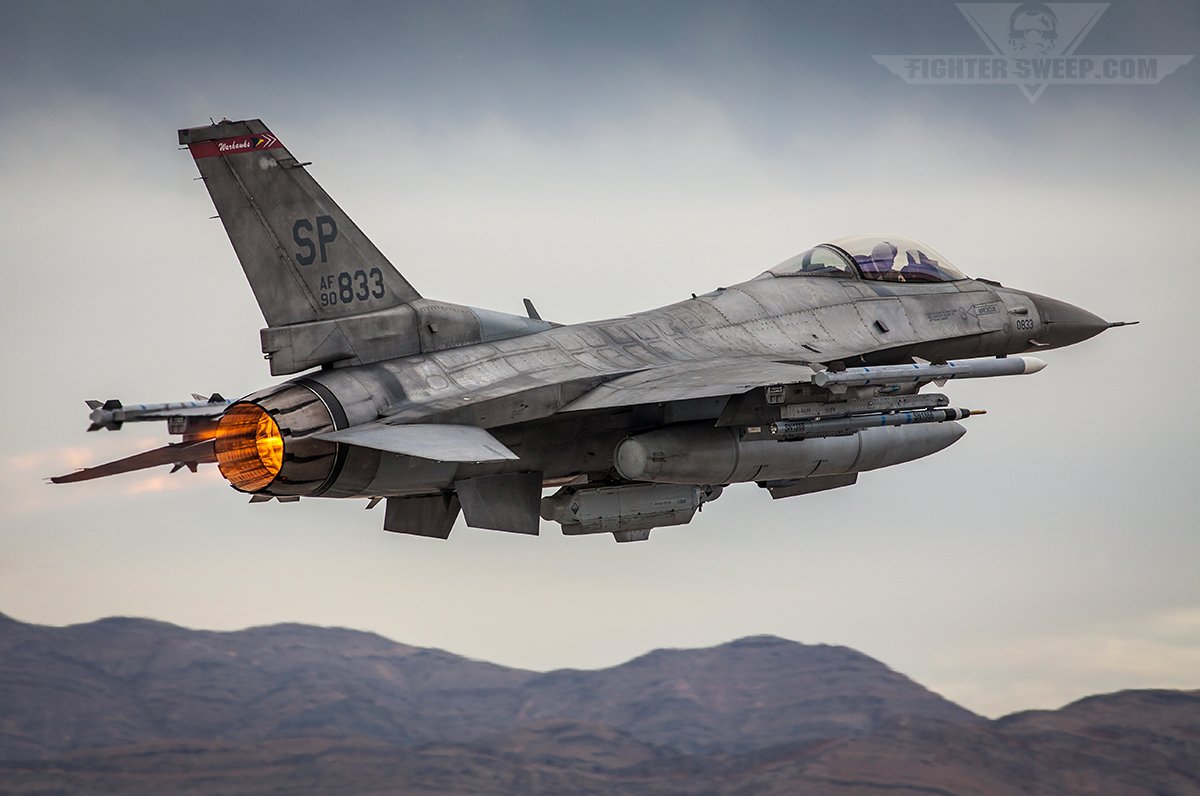 Burner Friday: Warhawks F-16CJ at Red Flag!