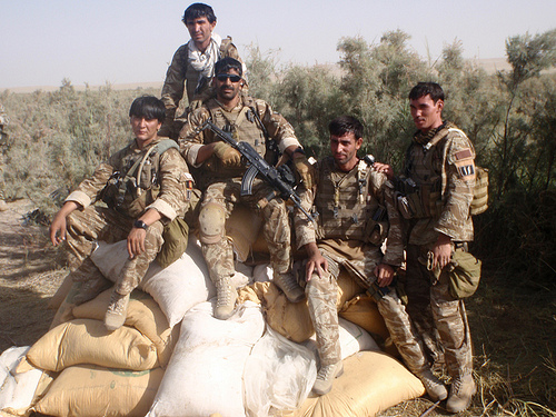 Afghan Forces in British Desert DPM