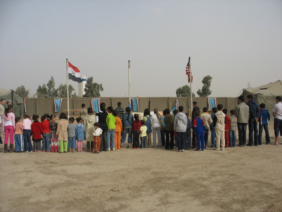 Spending Time with the Boy and Girls Scouts in Iraq