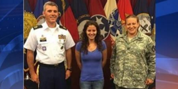 Fetch the torches: Woman deserts combat training