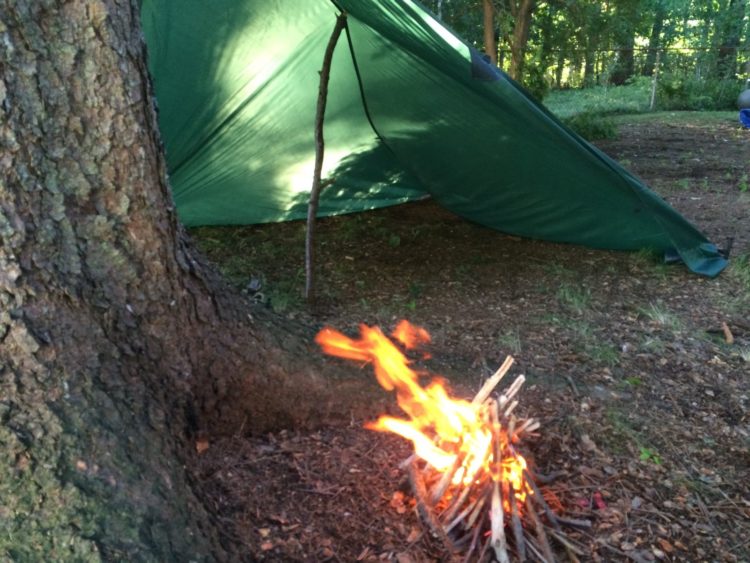 Quick Survival Shelter and Fire Kit