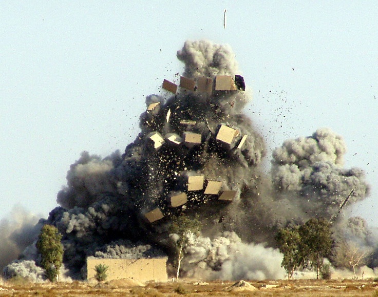 Watch JDAM obliterate ISIS hangout