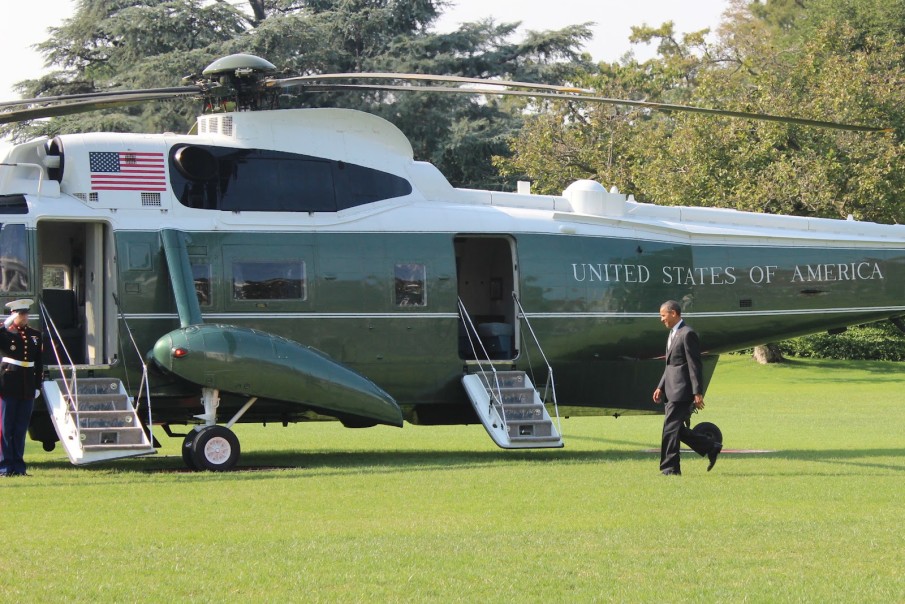 Take a closer look at ‘Marine One’, the president’s helicopter