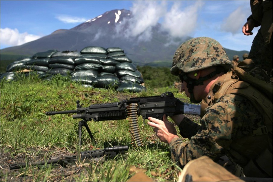 Watch: Marines conduct live-fire exercise on Mount Fuji