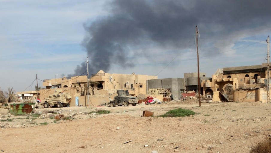 ISIS militant’s home blown up by Iraqi forces